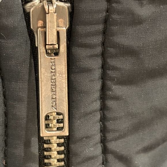 Burberry London Quilted Jacket Nova Check Lining Full Zip Large - Picture 2 of 9